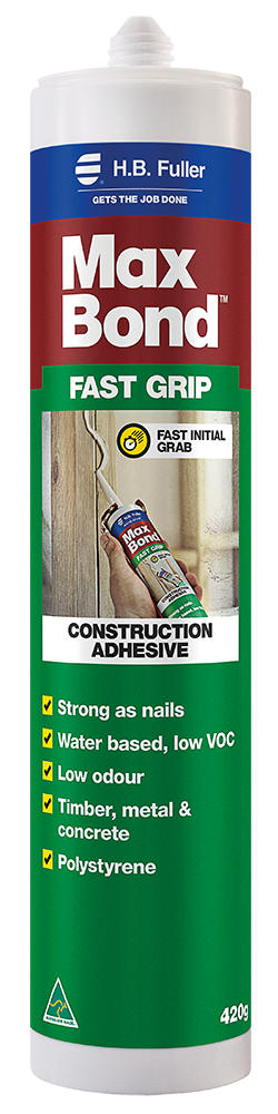 Max Bond Fast Grip Construction Adhesive | H.B. Fuller Australia